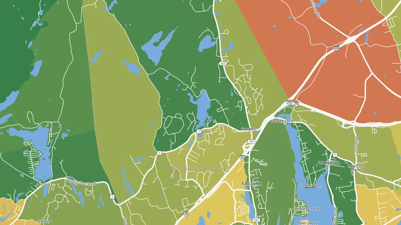 06333, CT Map of Drug-Related Crime Rates