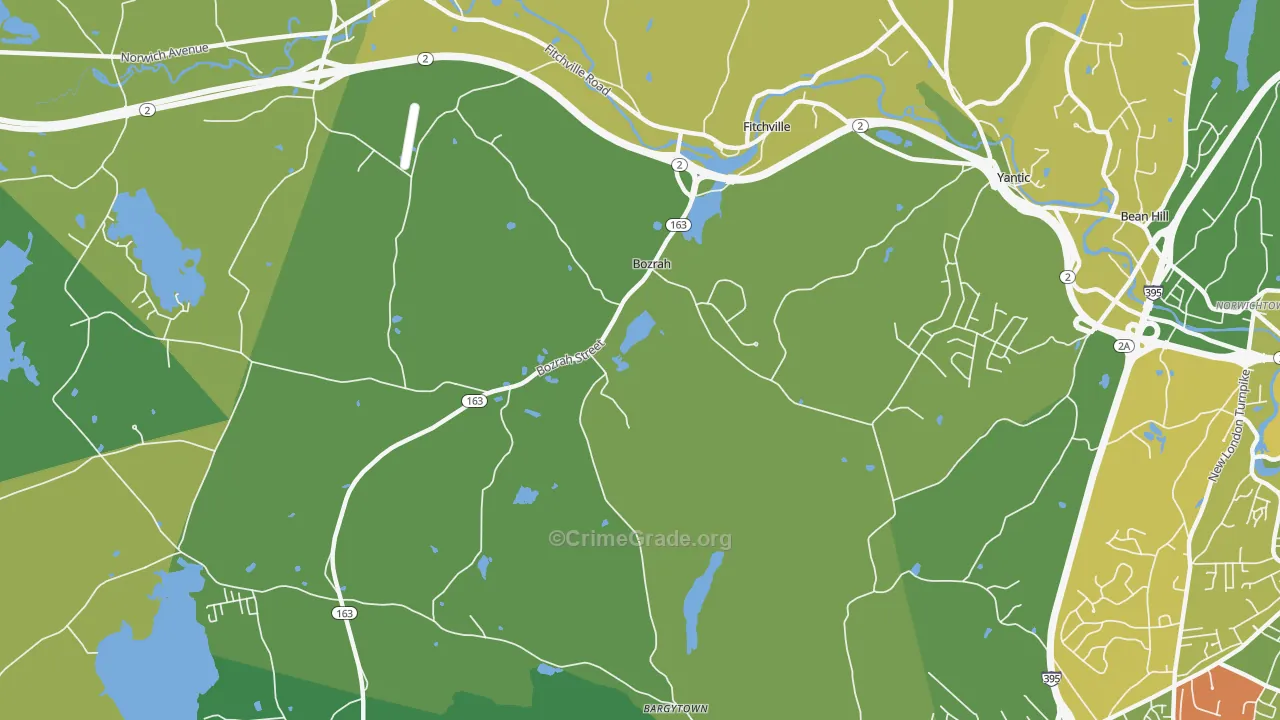 06334, CT Map of Drug-Related Crime Rates