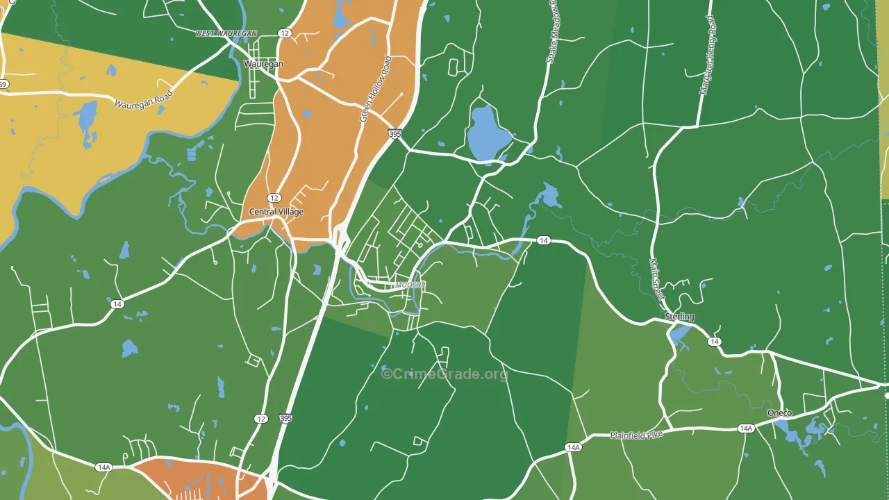 06354, CT Map of Drug-Related Crime Rates