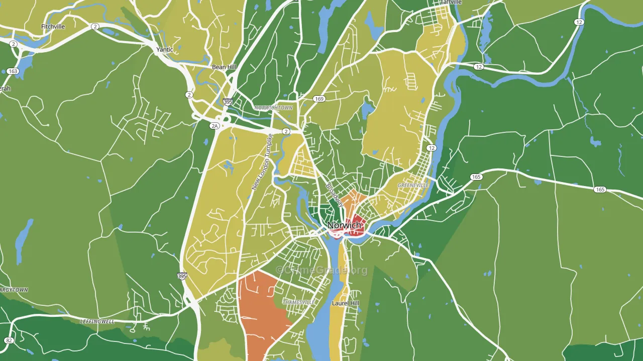 06360, CT Map of Drug-Related Crime Rates