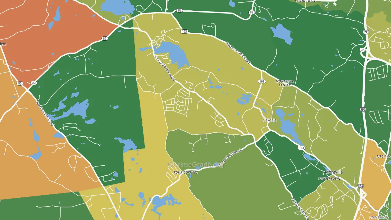 06370, CT Map of Drug-Related Crime Rates