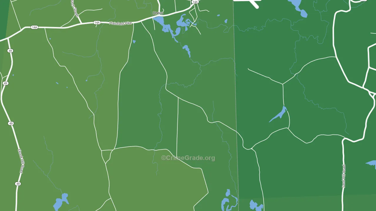 06373, CT Map of Drug-Related Crime Rates