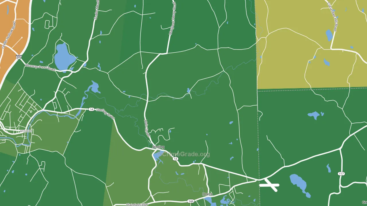 06377, CT Map of Drug-Related Crime Rates