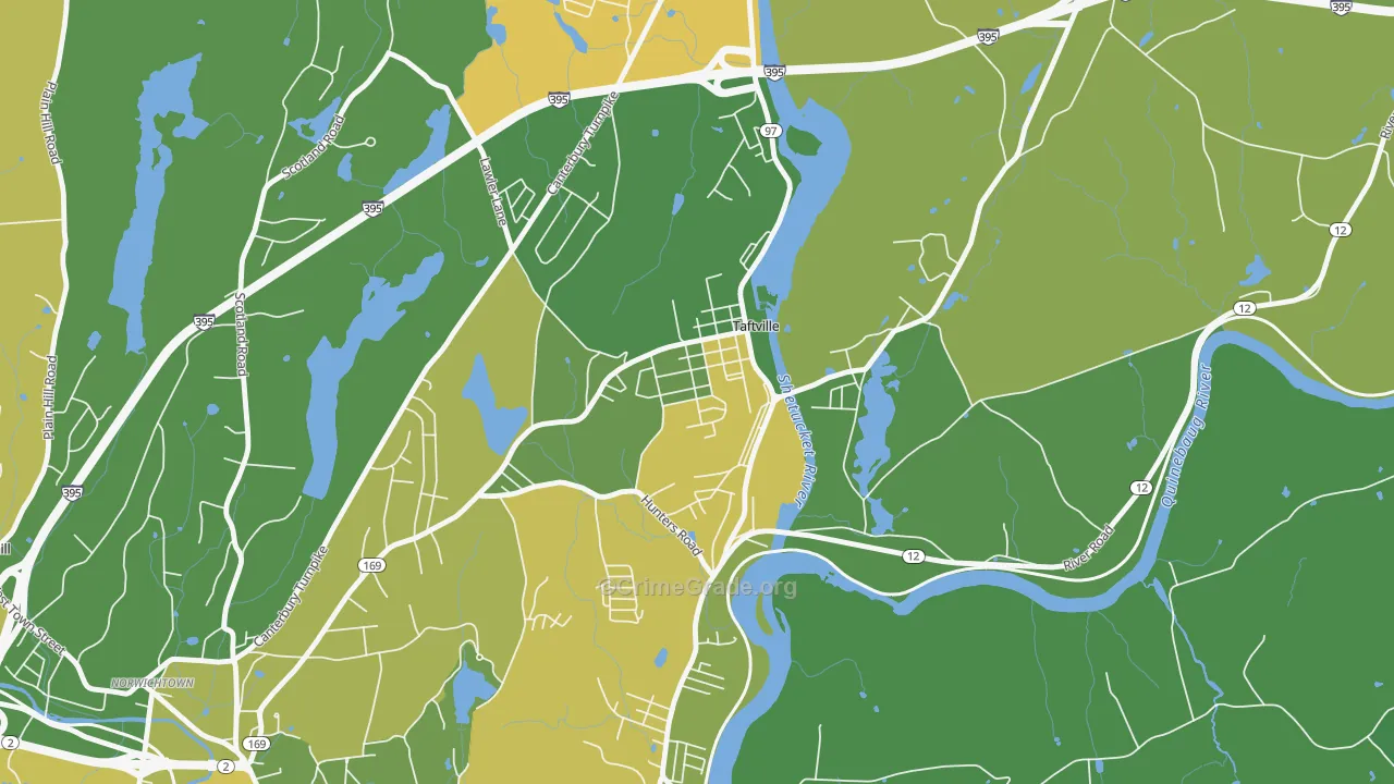 06380, CT Map of Drug-Related Crime Rates