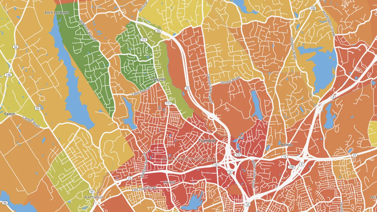 06611, CT Map of Drug-Related Crime Rates