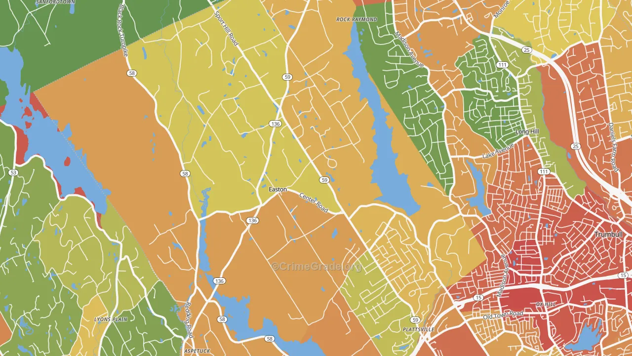 06612, CT Map of Drug-Related Crime Rates