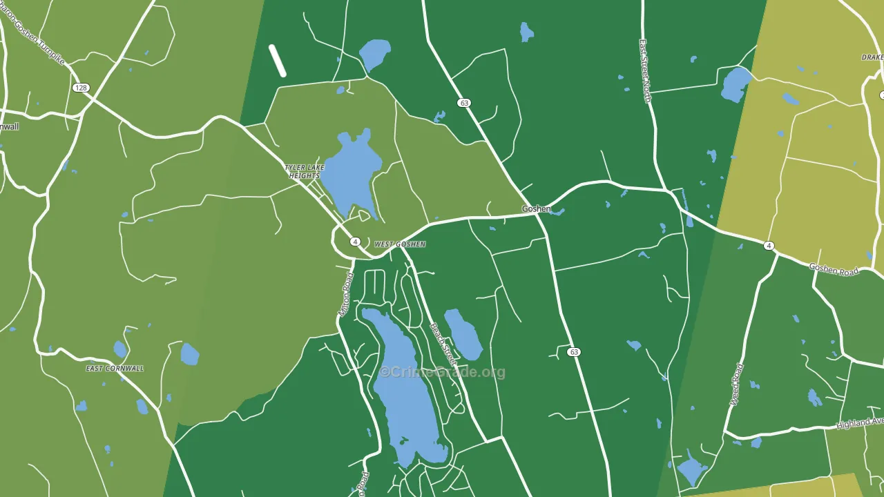06756, CT Map of Drug-Related Crime Rates