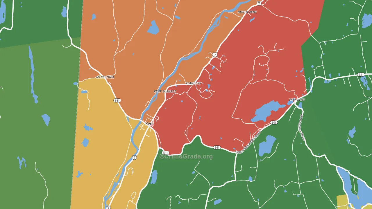 06757, CT Map of Drug-Related Crime Rates