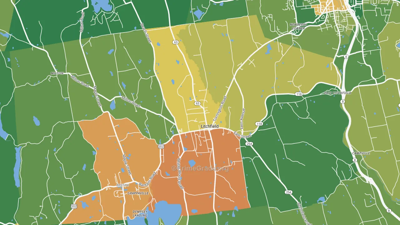 06759, CT Map of Drug-Related Crime Rates