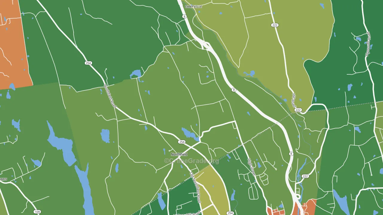06778, CT Map of Drug-Related Crime Rates
