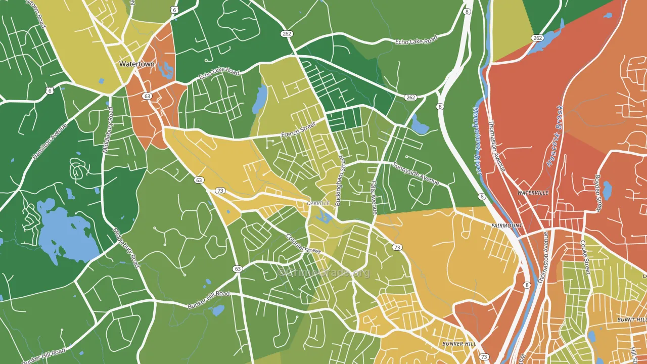 06779, CT Map of Drug-Related Crime Rates