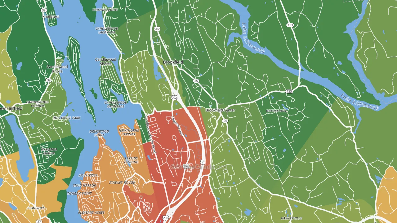 06804, CT Map of Drug-Related Crime Rates