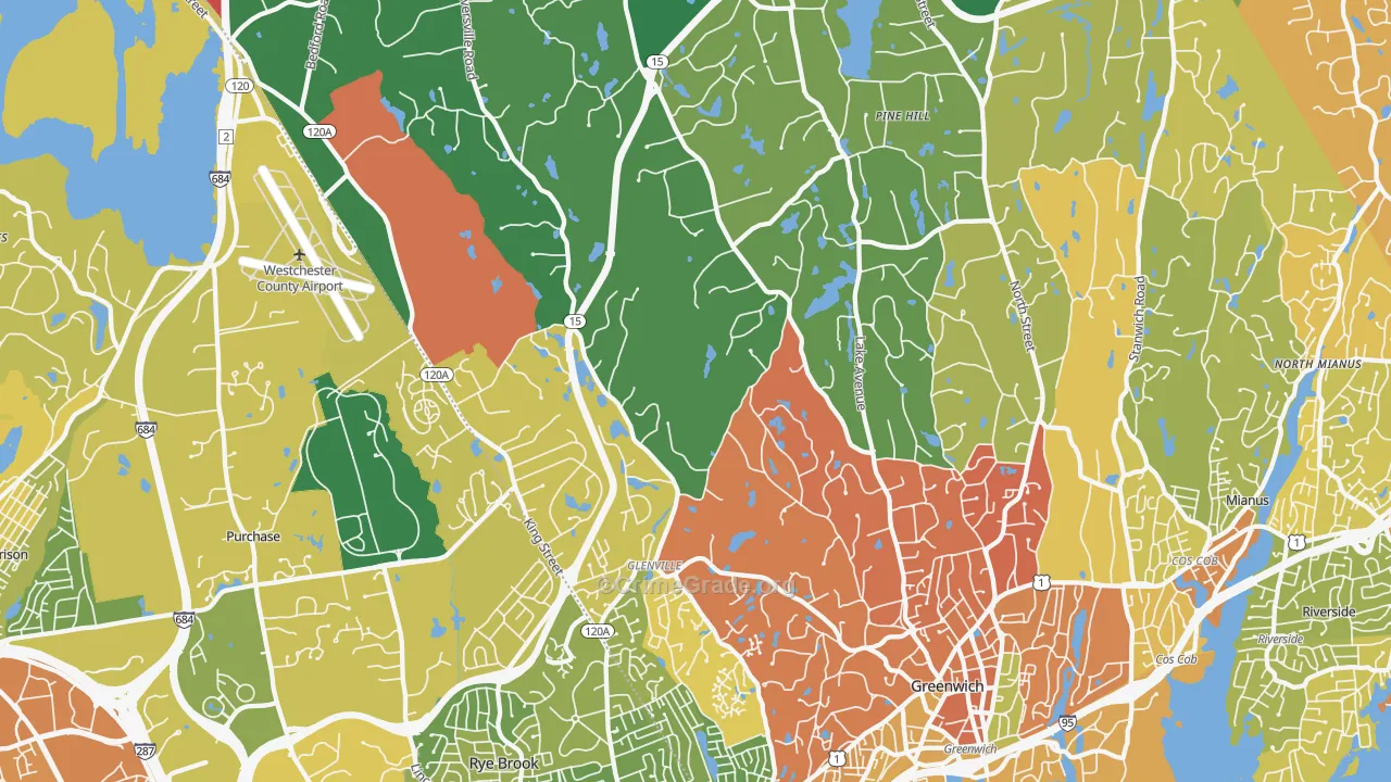 06831, CT Map of Drug-Related Crime Rates