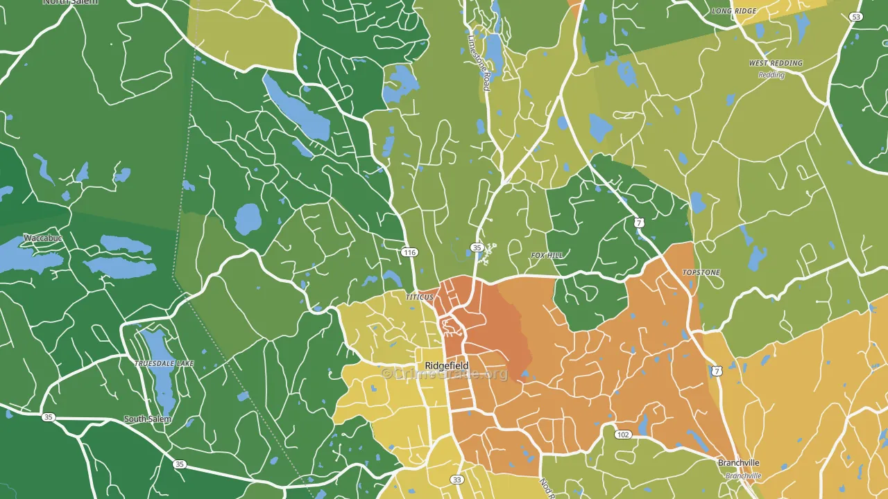 06877, CT Map of Drug-Related Crime Rates