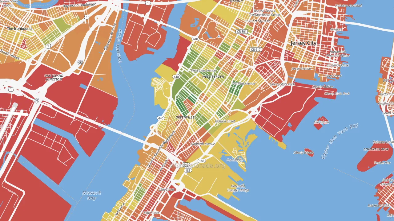 07305, NJ Map of Drug-Related Crime Rates
