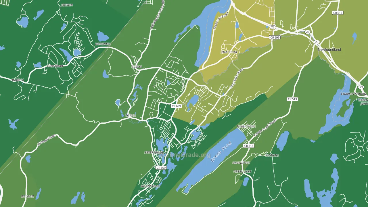 07438, NJ Map of Drug-Related Crime Rates