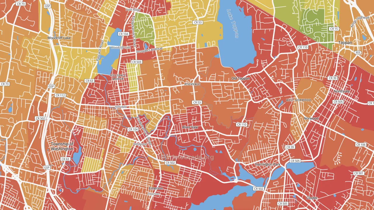 07675, NJ Map of Drug-Related Crime Rates