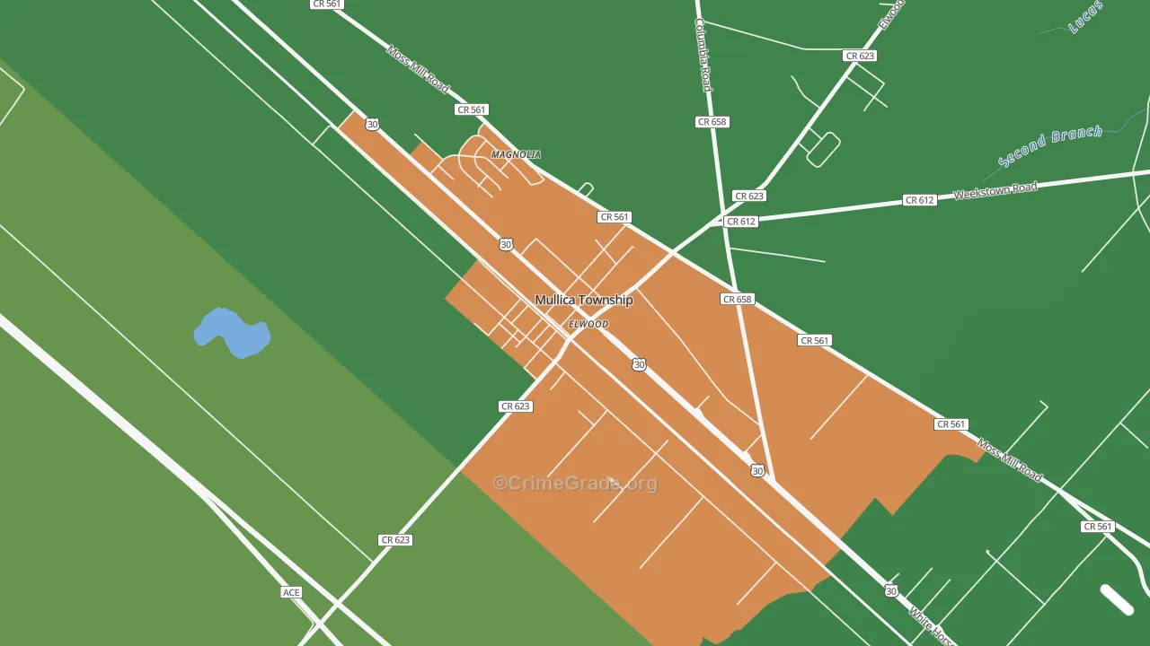 08217, NJ Map of Drug-Related Crime Rates
