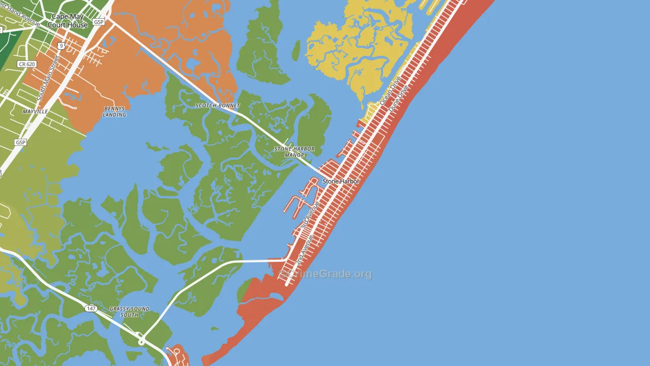 08247, NJ Map of Drug-Related Crime Rates