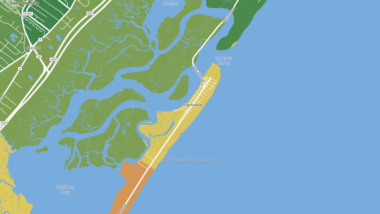 08248, NJ Map of Drug-Related Crime Rates