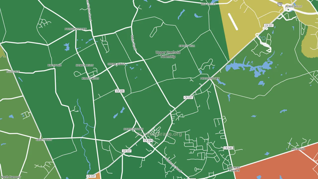 08514, NJ Map of Drug-Related Crime Rates