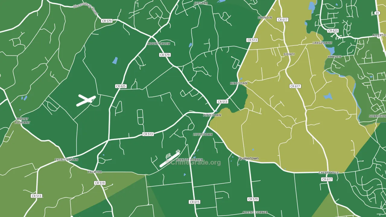 08867, NJ Map of Drug-Related Crime Rates
