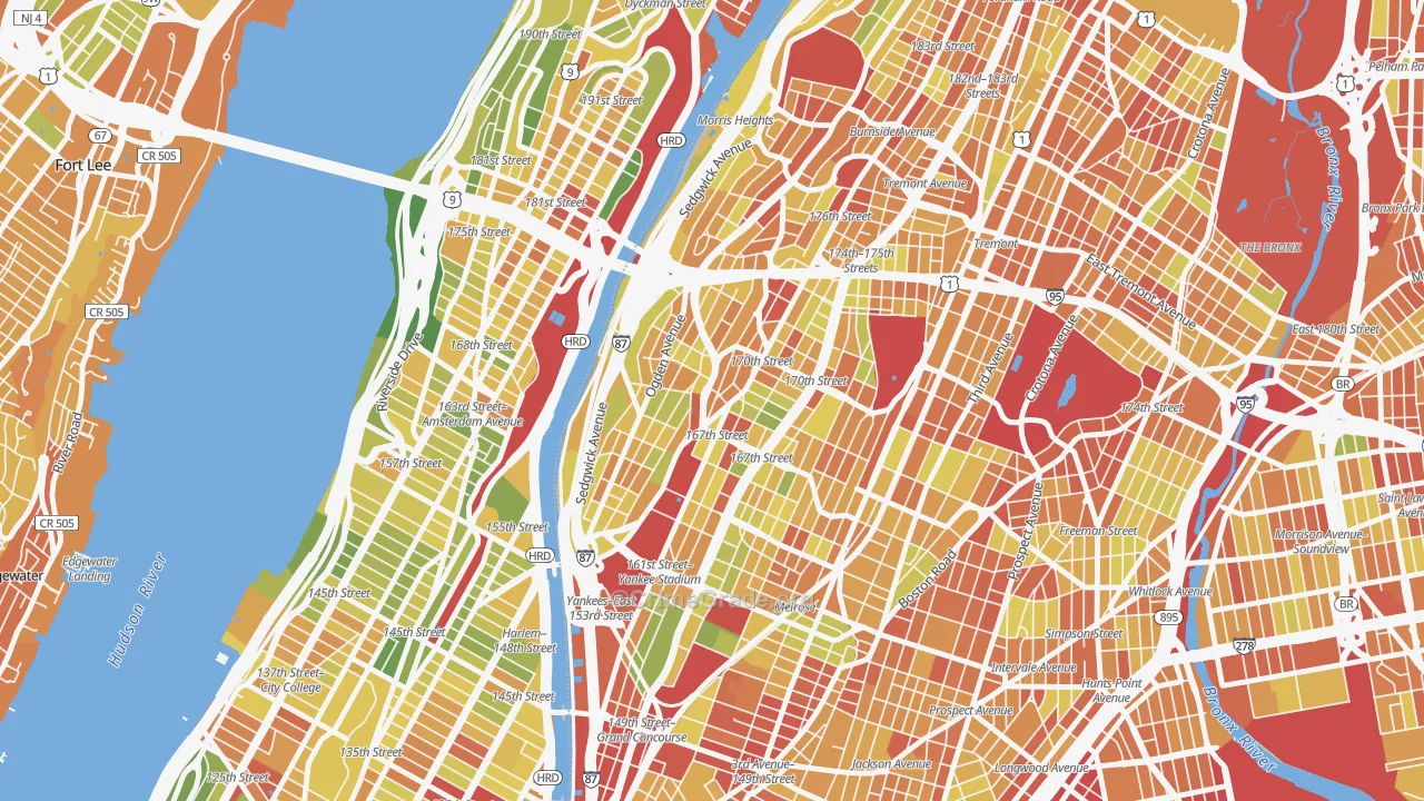 10452, NY Map of Drug-Related Crime Rates