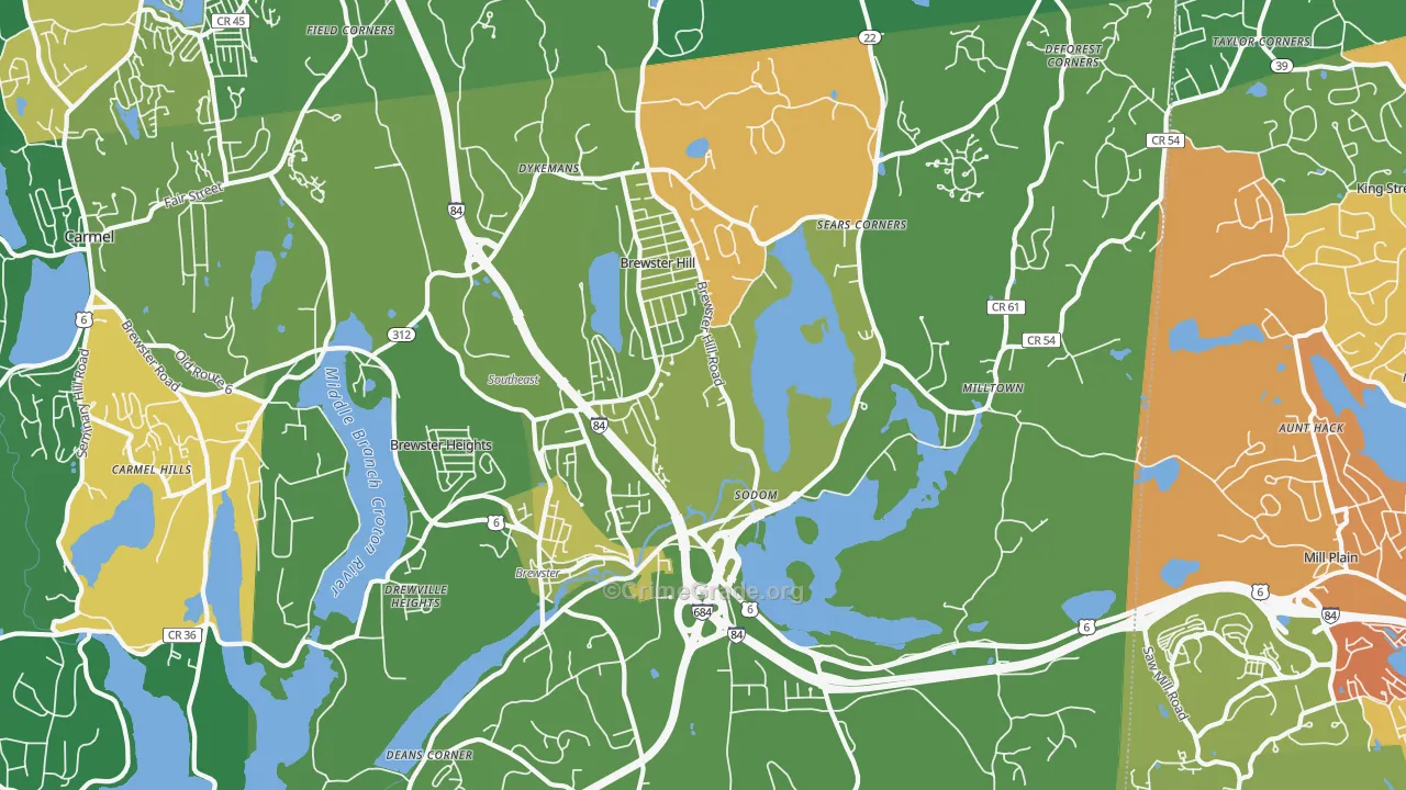 10509, NY Map of Drug-Related Crime Rates