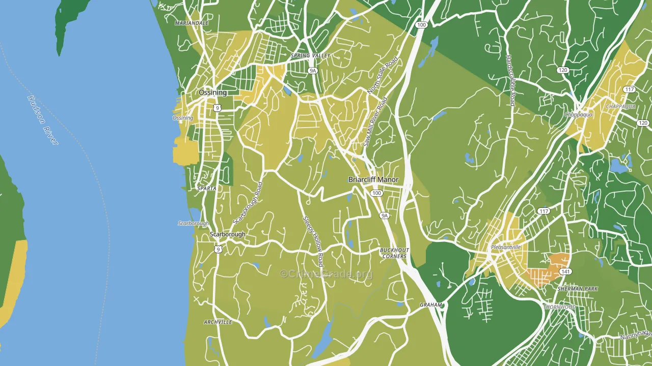 10510, NY Map of Drug-Related Crime Rates