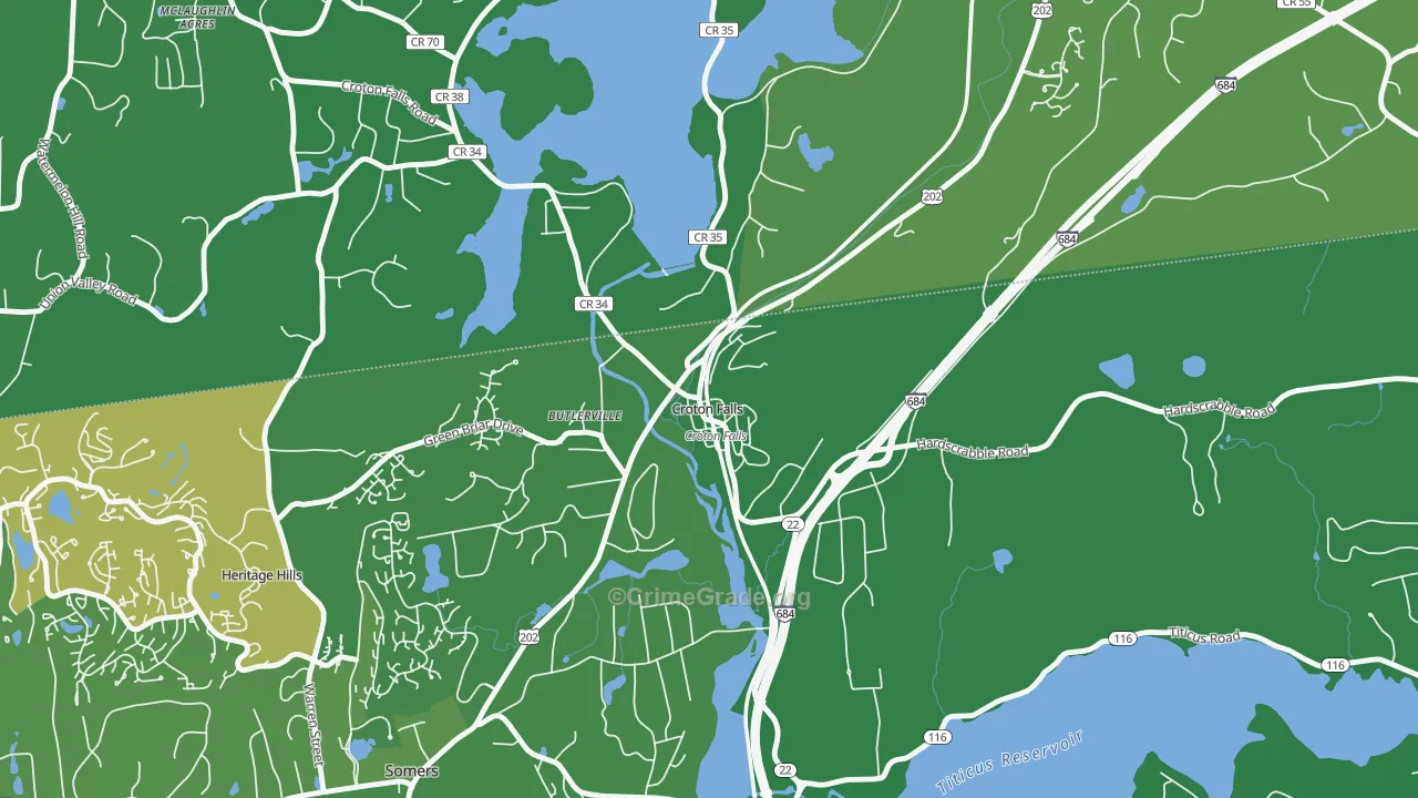 10519, NY Map of Drug-Related Crime Rates