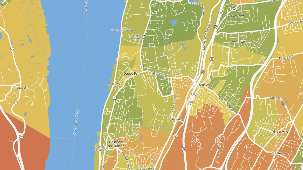 10522, NY Map of Drug-Related Crime Rates