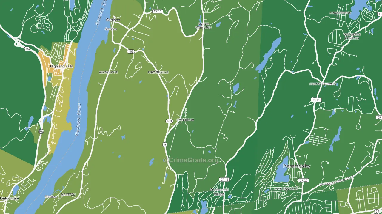 10524, NY Map of Drug-Related Crime Rates