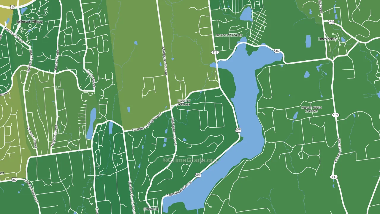 10527, NY Map of Drug-Related Crime Rates