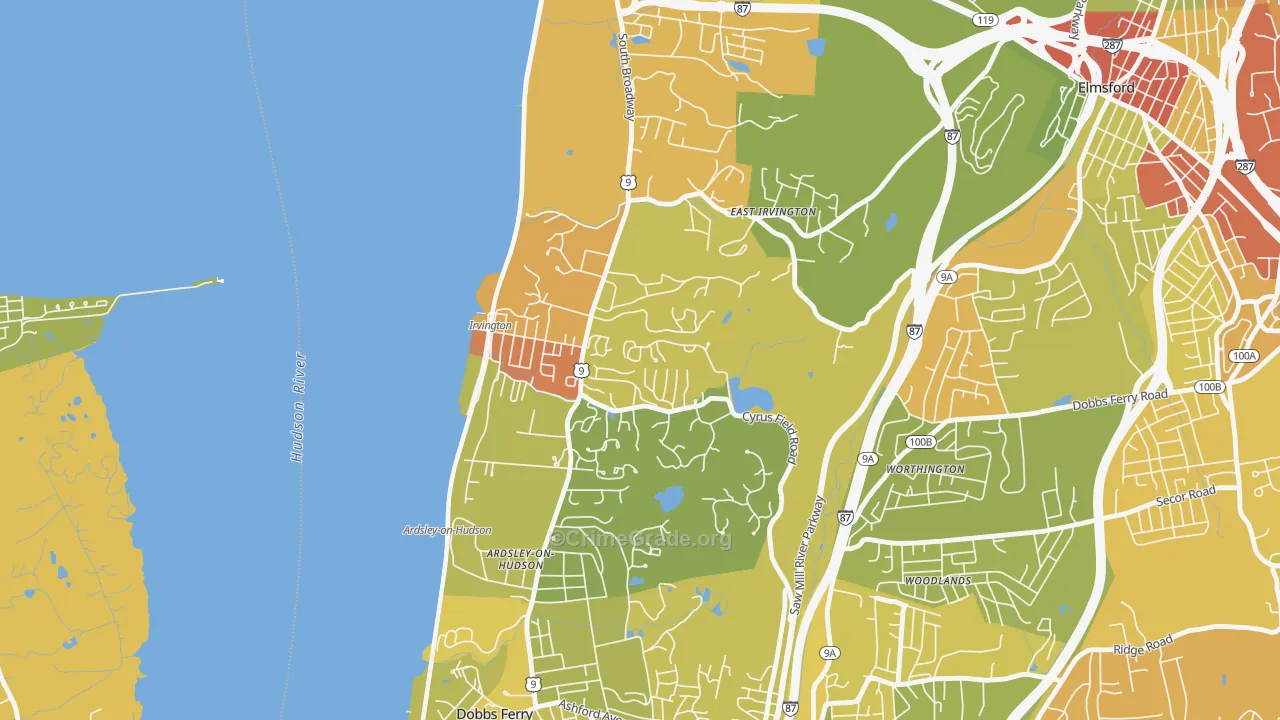 10533, NY Map of Drug-Related Crime Rates