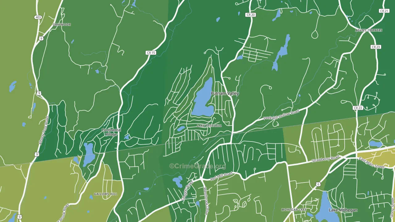 10537, NY Map of Drug-Related Crime Rates