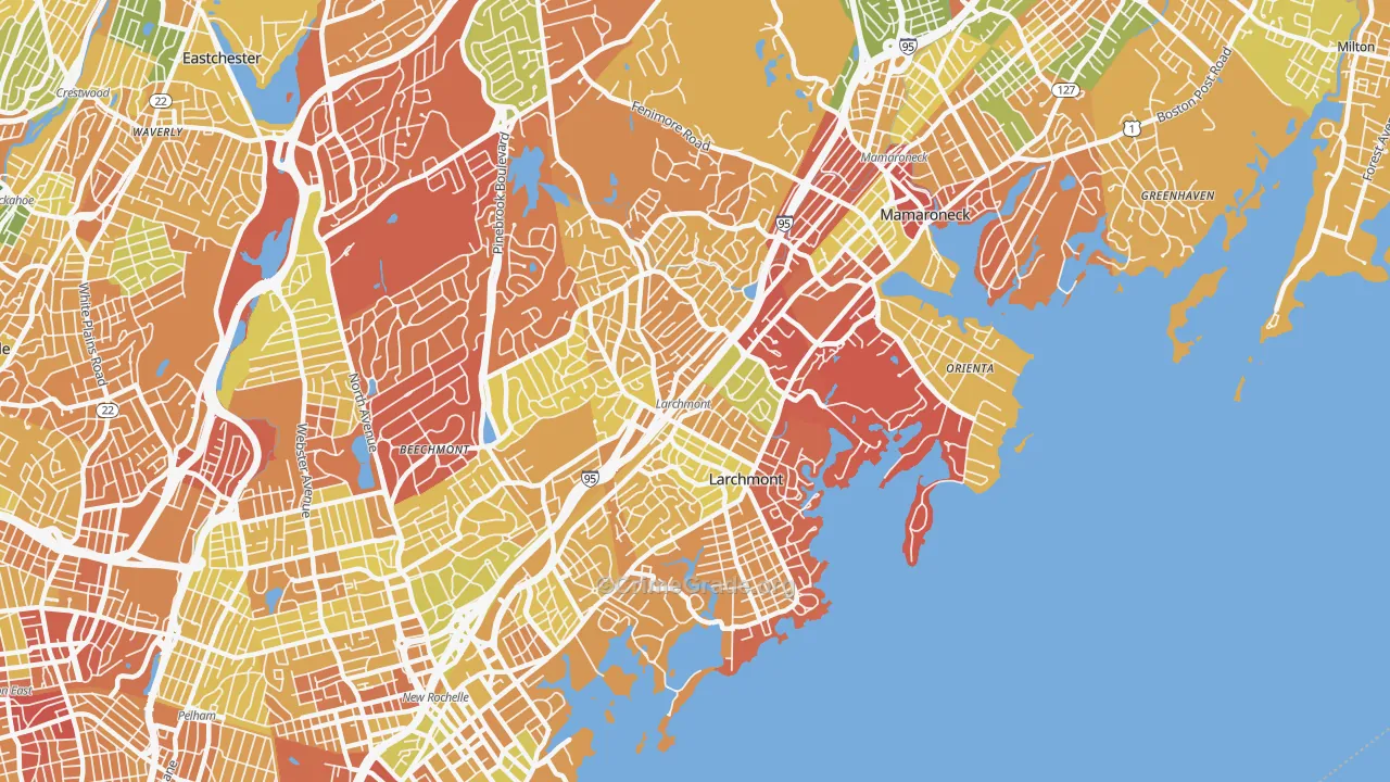 10538, NY Map of Drug-Related Crime Rates