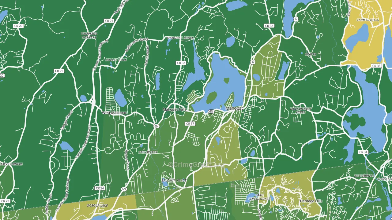 10541, NY Map of Drug-Related Crime Rates