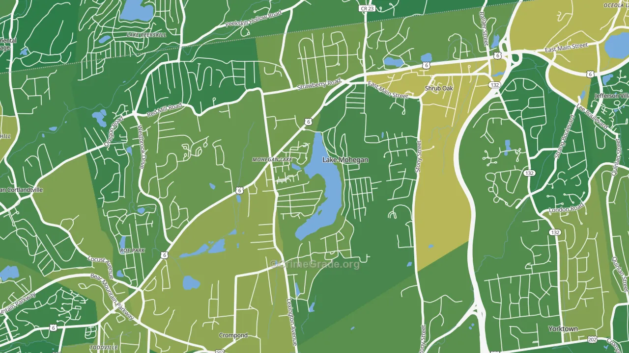 10547, NY Map of Drug-Related Crime Rates