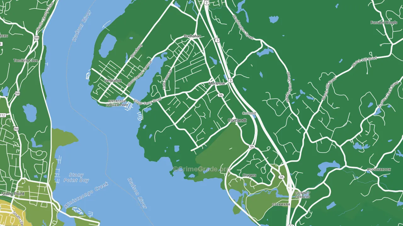 10548, NY Map of Drug-Related Crime Rates