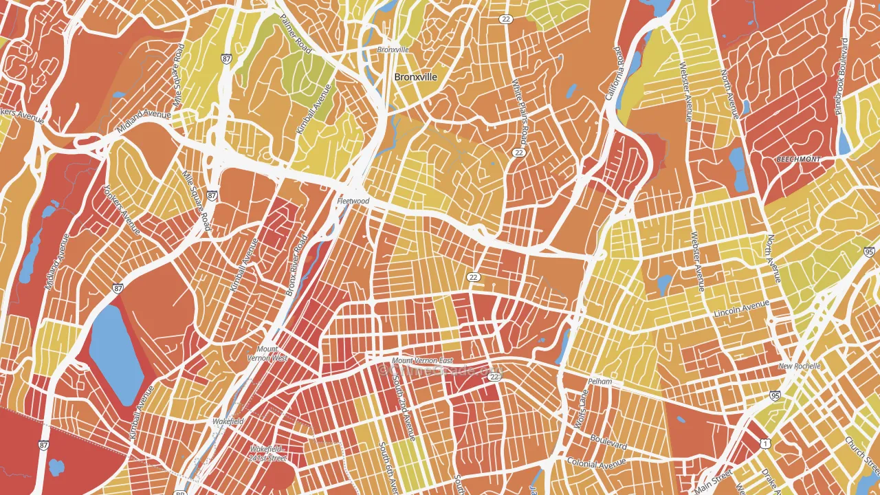 10552, NY Map of Drug-Related Crime Rates