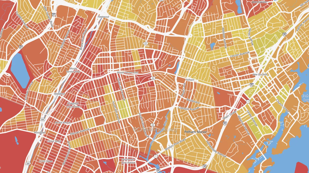 10553, NY Map of Drug-Related Crime Rates