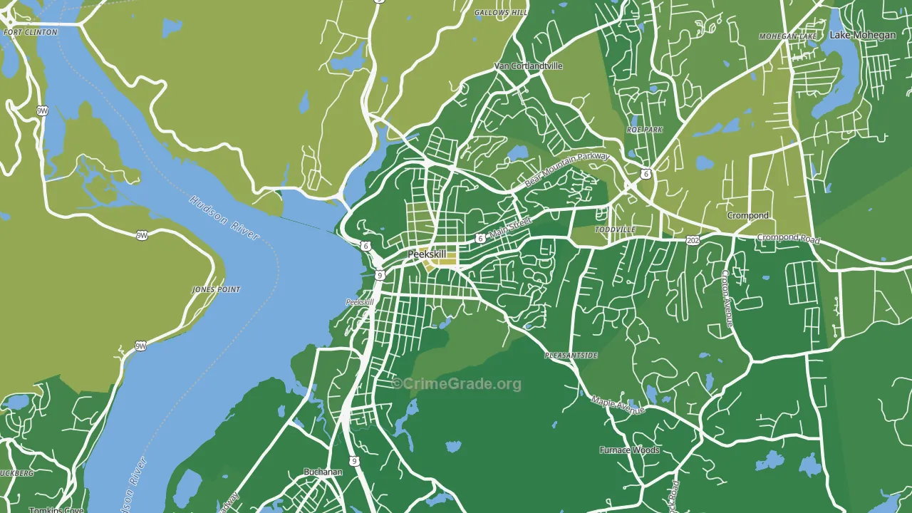 10566, NY Map of Drug-Related Crime Rates