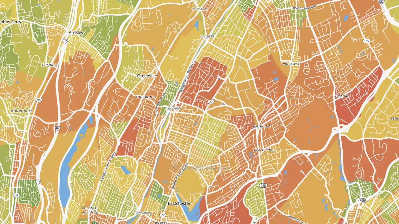 10583, NY Map of Drug-Related Crime Rates