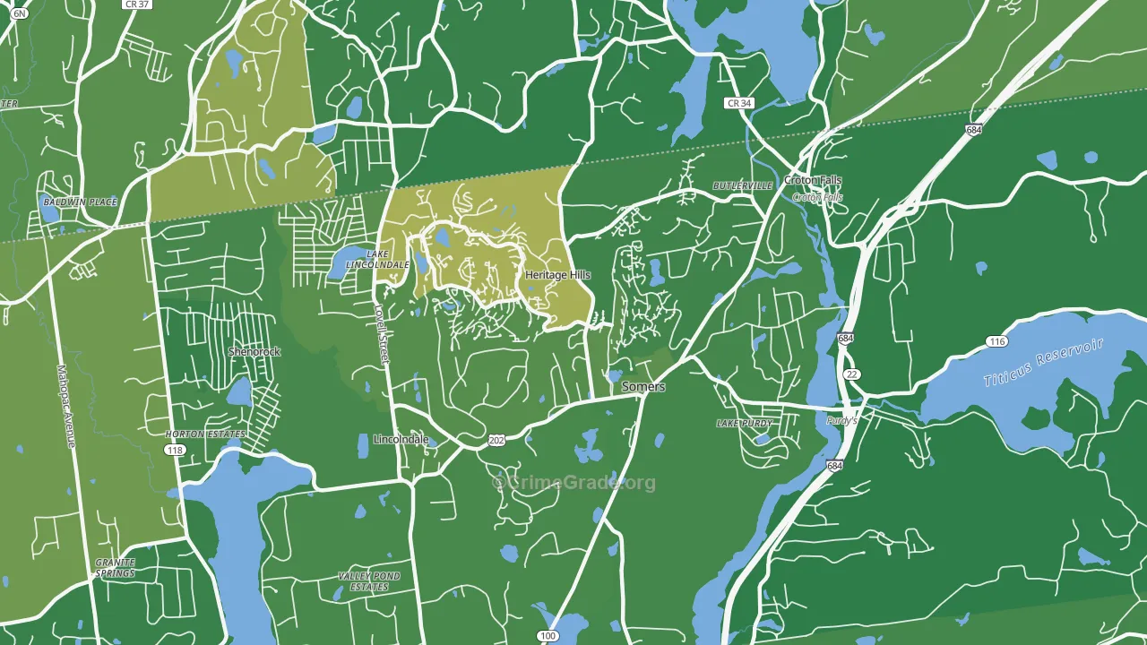 10589, NY Map of Drug-Related Crime Rates