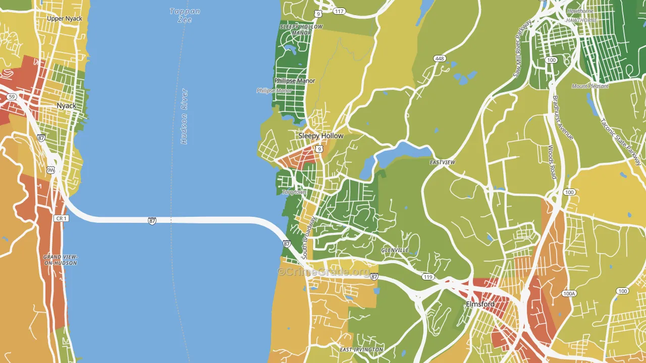10591, NY Map of Drug-Related Crime Rates
