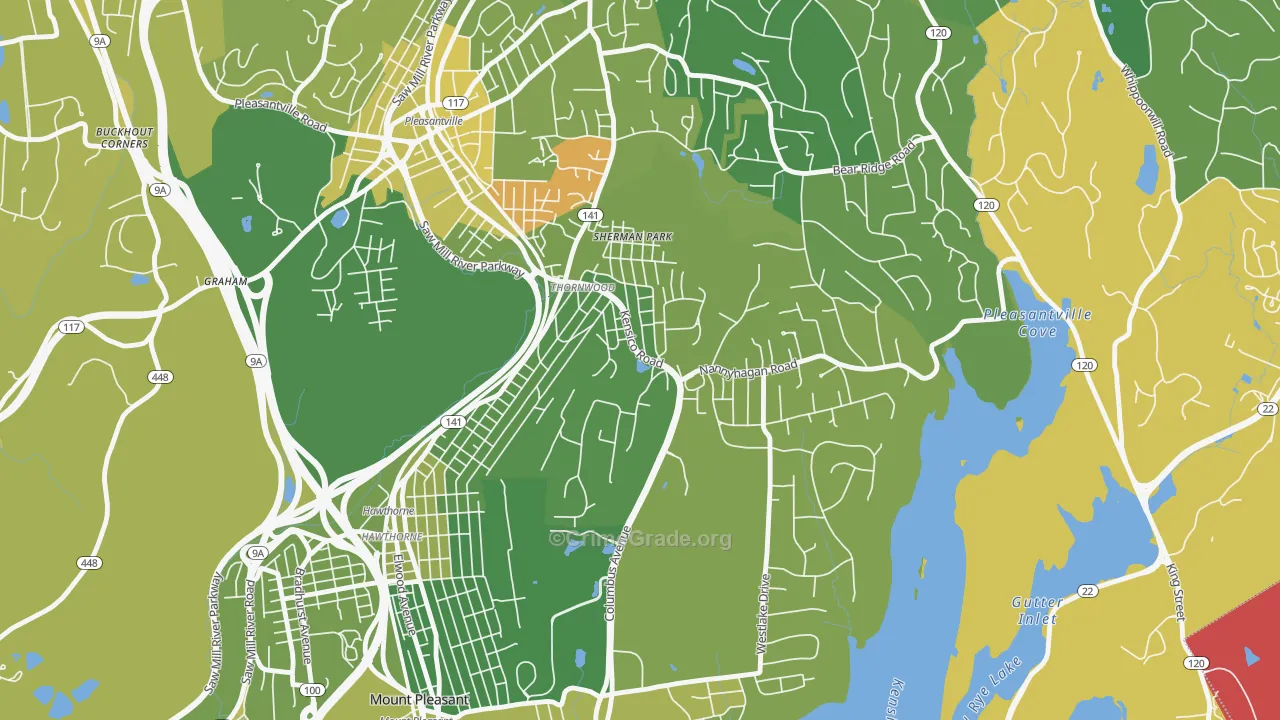 10594, NY Map of Drug-Related Crime Rates