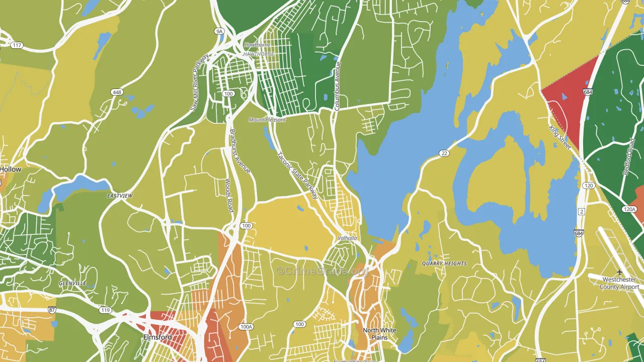 10595, NY Map of Drug-Related Crime Rates