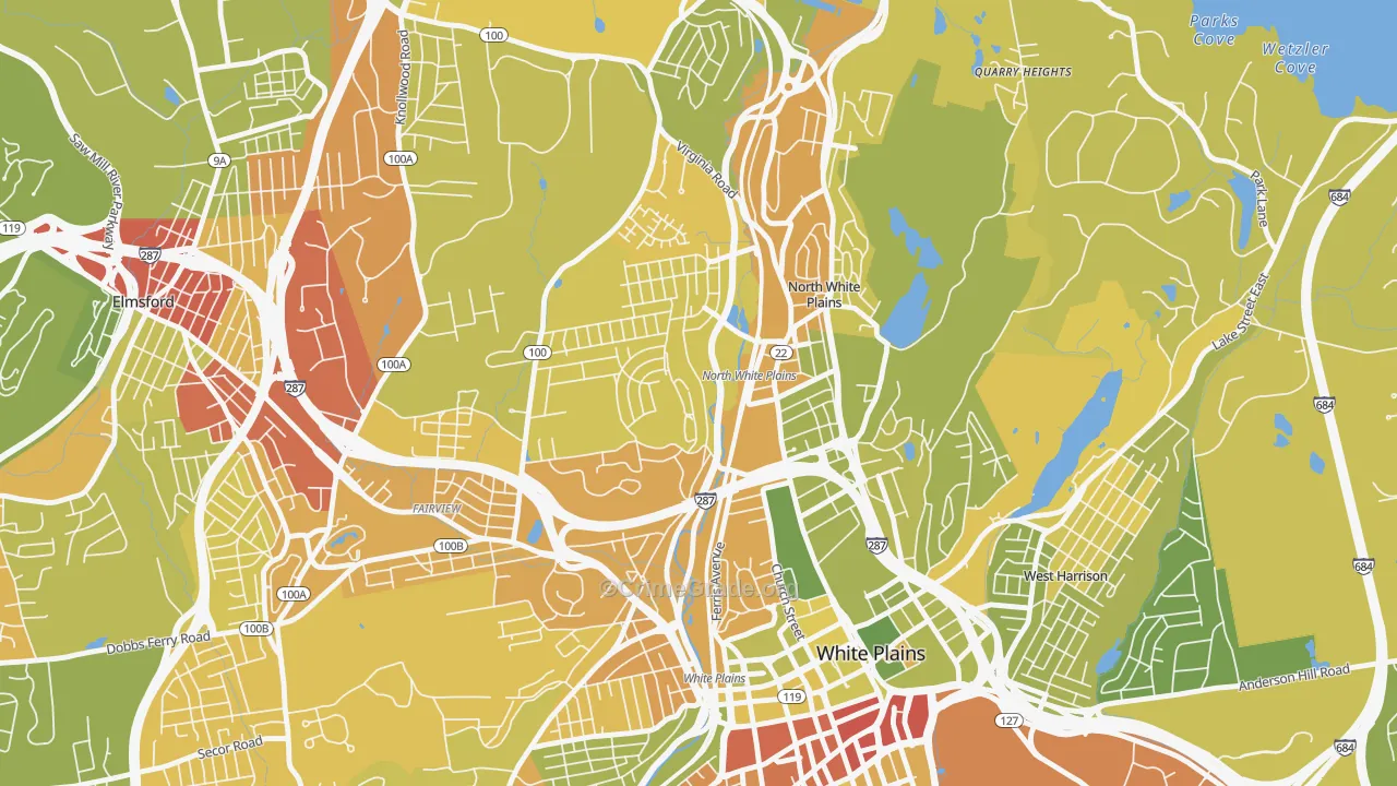 10603, NY Map of Drug-Related Crime Rates