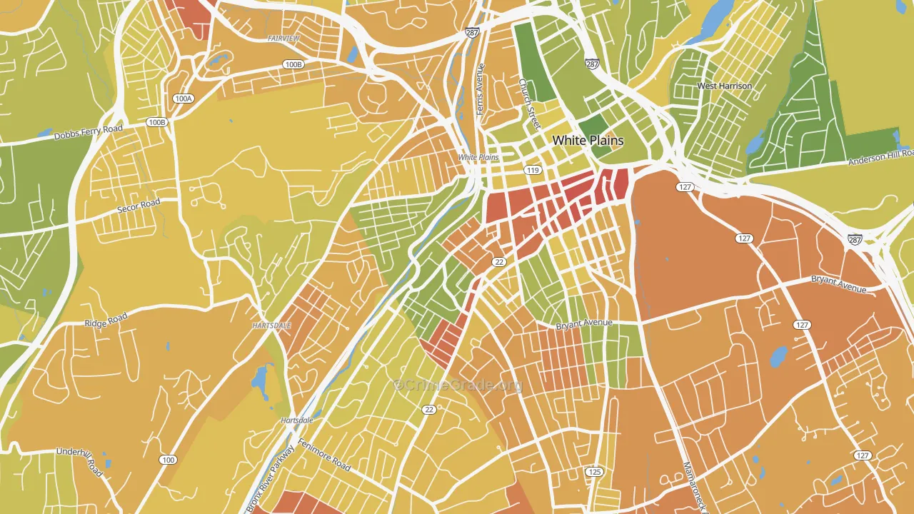10606, NY Map of Drug-Related Crime Rates