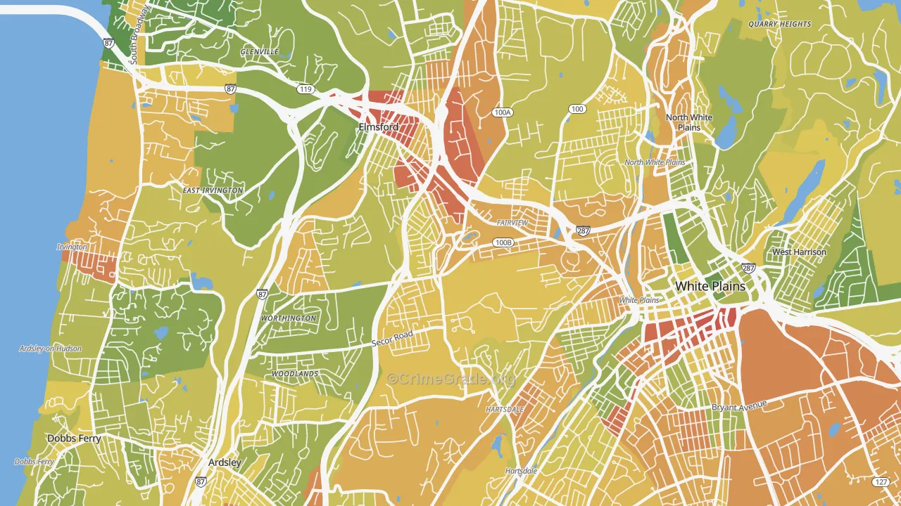 10607, NY Map of Drug-Related Crime Rates